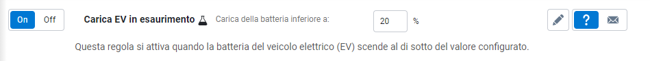 Low charge EV